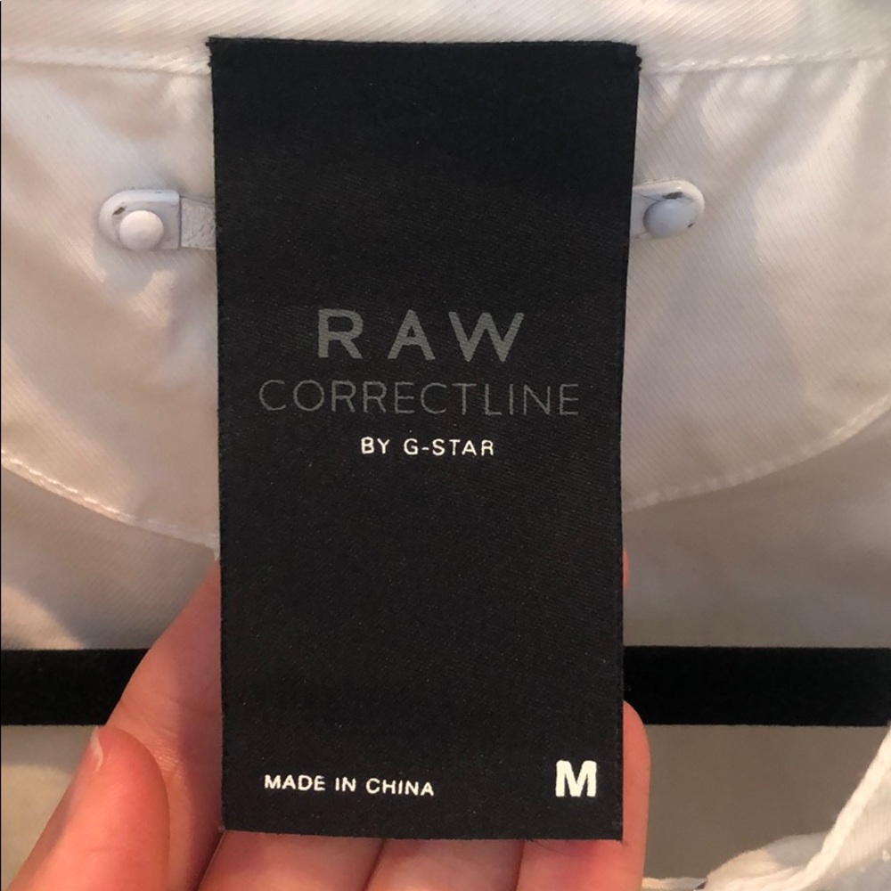 G-Star white jacket! M. NWOT! - Picture 2 of 10